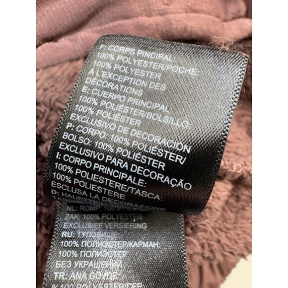 The North Face Women’s Campshire Pullover Size M Chocolate Brown 1/2 Zip Teddy - Picture 13 of 16